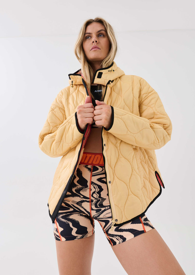 ADVOCATE JACKET IN APRICOT SHERBET