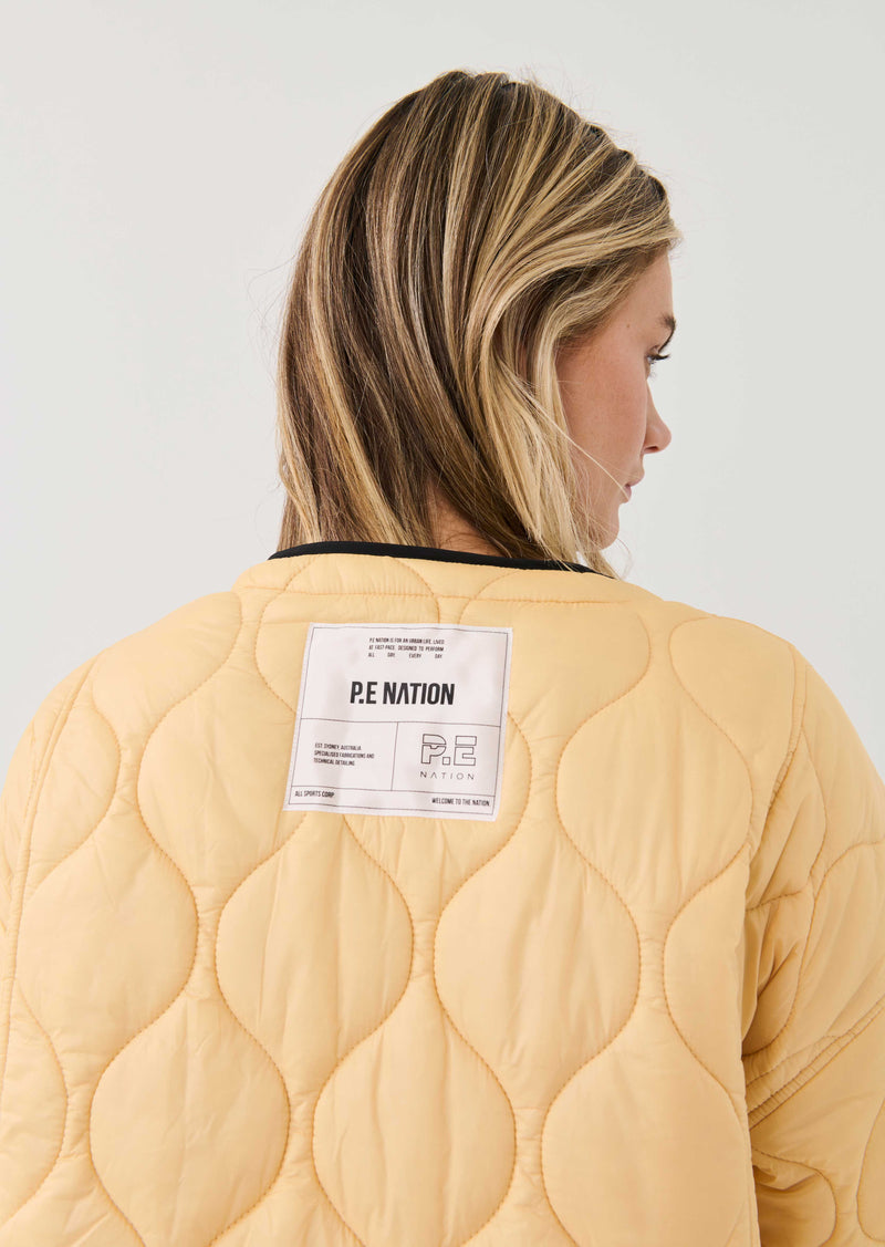 ADVOCATE JACKET IN APRICOT SHERBET