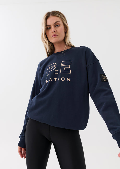 HEADS UP SWEAT IN MIDNIGHT NAVY