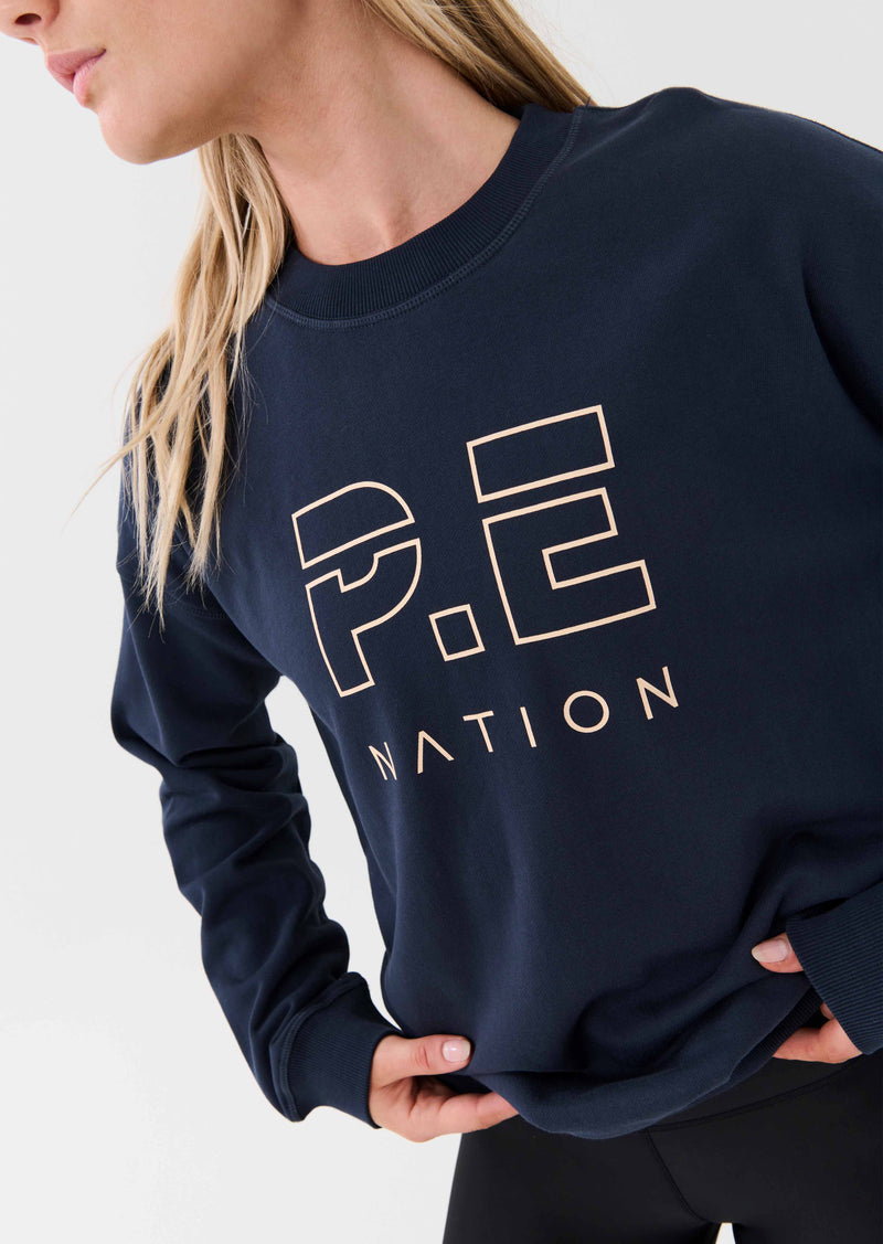 HEADS UP SWEAT IN MIDNIGHT NAVY