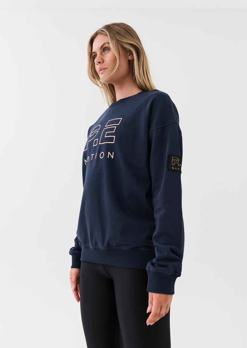 HEADS UP SWEAT IN MIDNIGHT NAVY