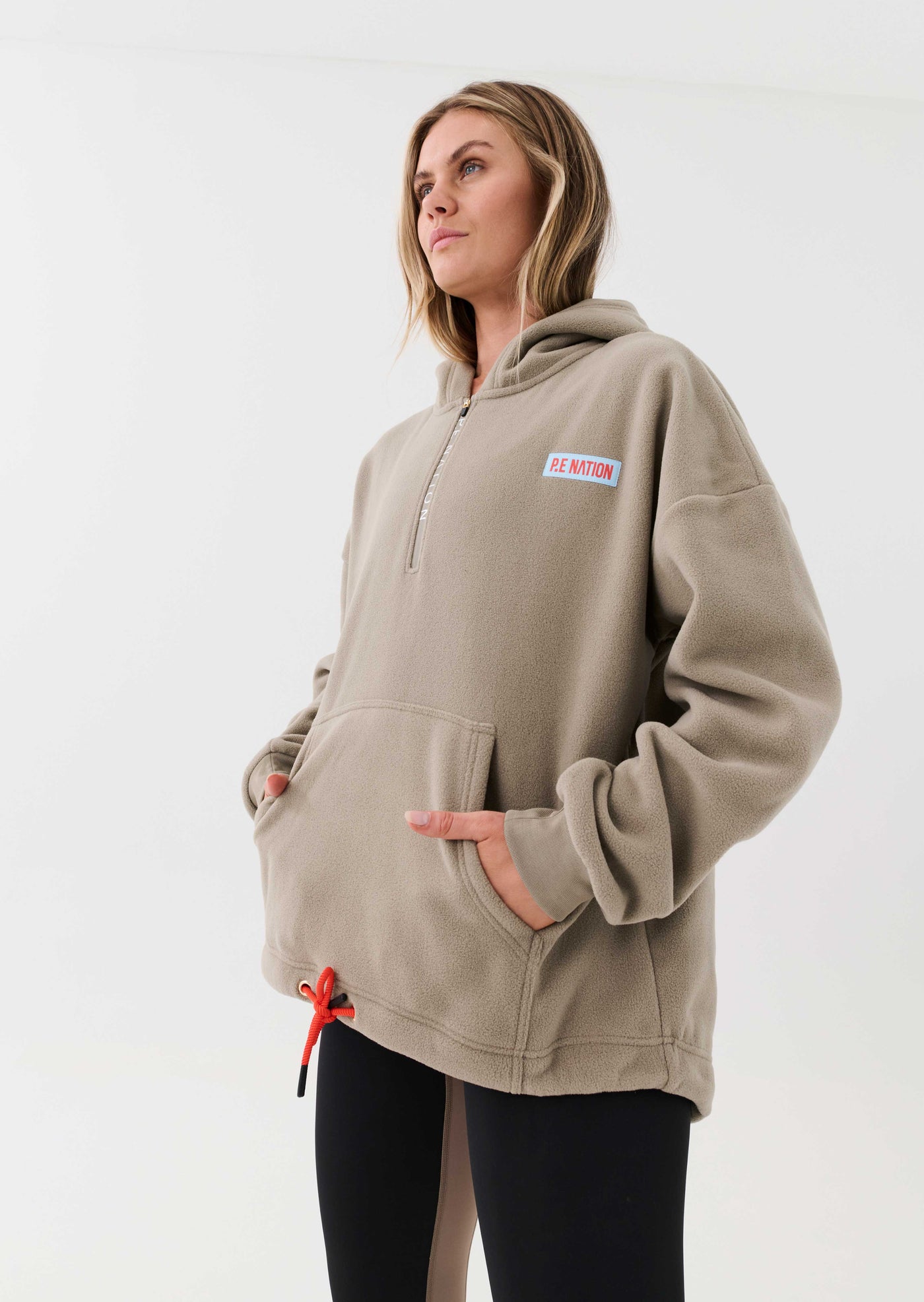 CENTURY HOODIE IN SILVER MINK