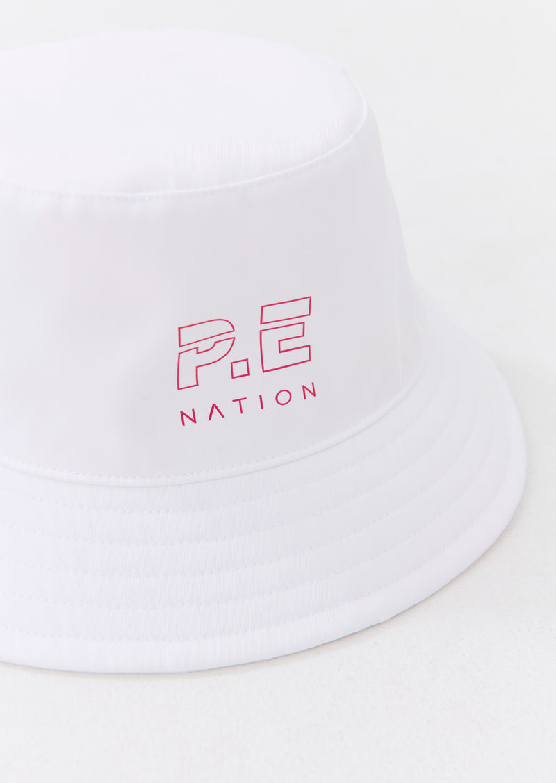HEADS UP BUCKET HAT IN OPTIC WHITE