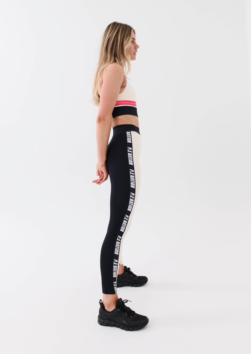 EVOLVE LEGGING IN PEARLED IVORY