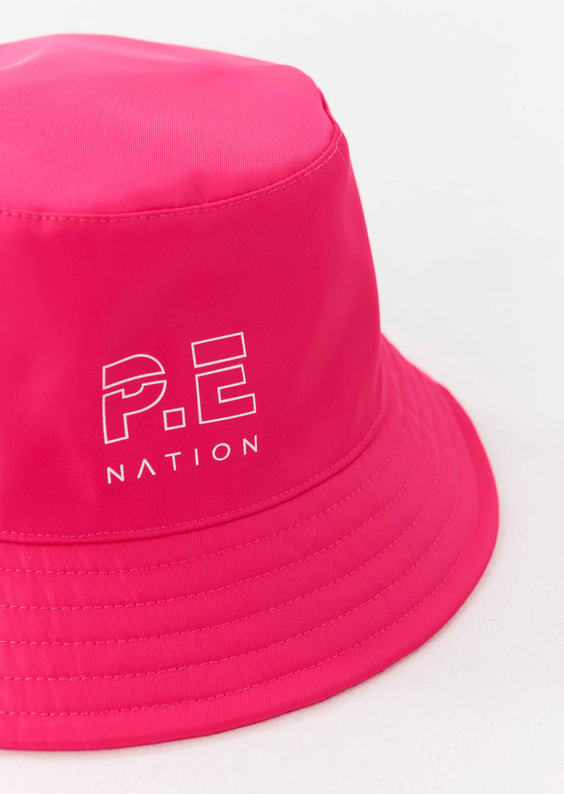 HEADS UP BUCKET HAT IN PINK GLO