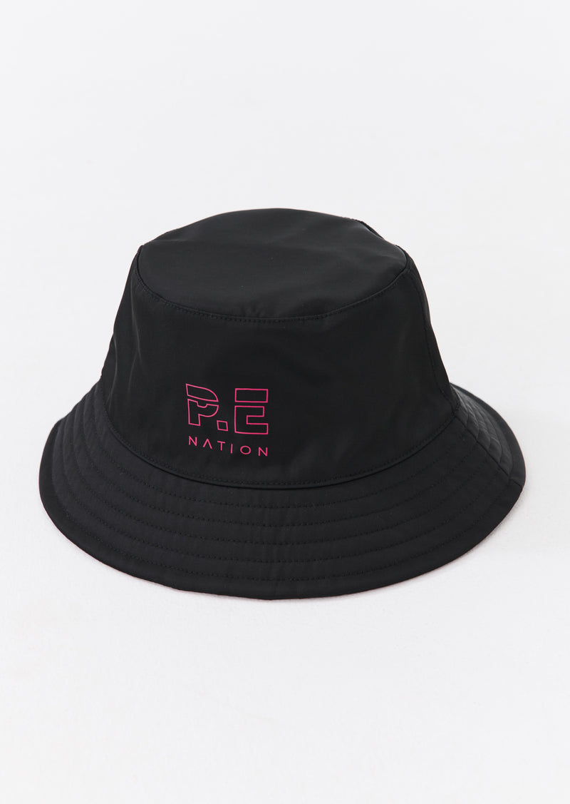 HEADS UP BUCKET HAT IN BLACK