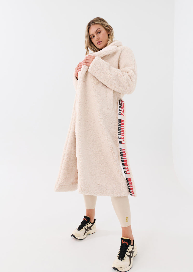 DISCOVER JACKET IN PEARLED IVORY