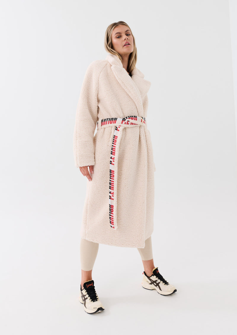 DISCOVER JACKET IN PEARLED IVORY