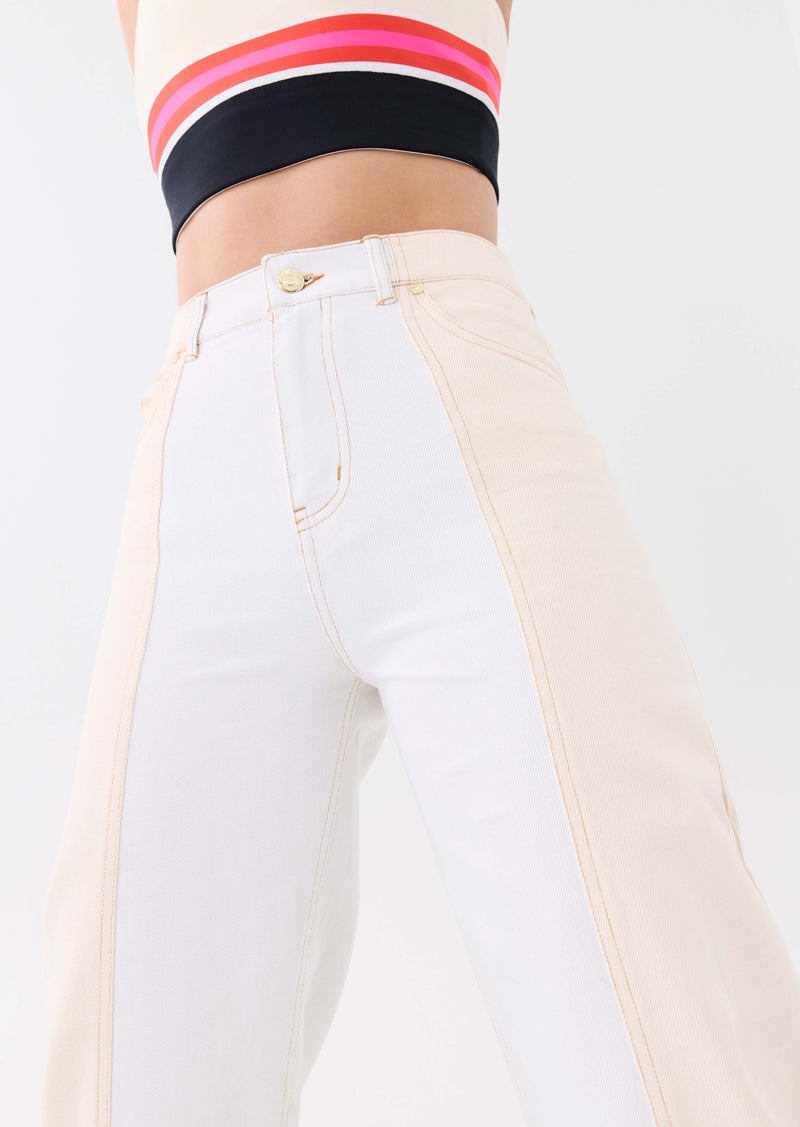 REFRAME PANT IN OPTIC WHITE