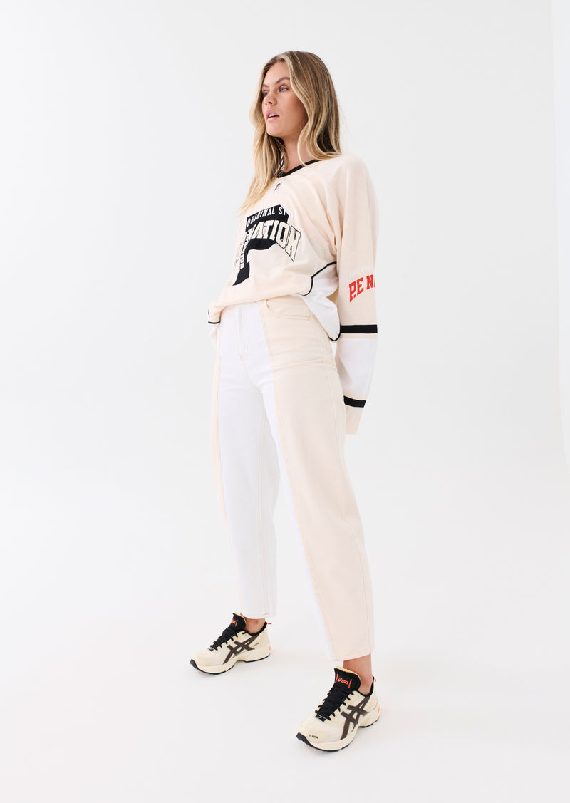 REFRAME PANT IN OPTIC WHITE