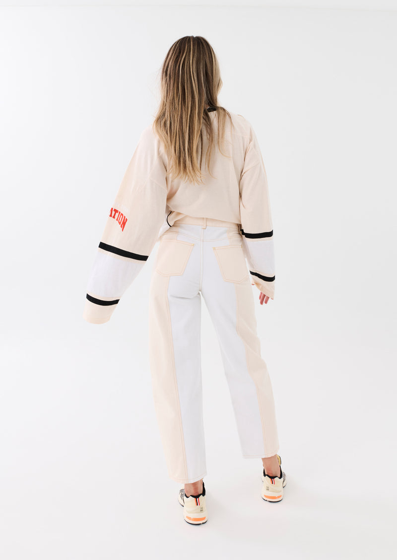 REFRAME PANT IN OPTIC WHITE