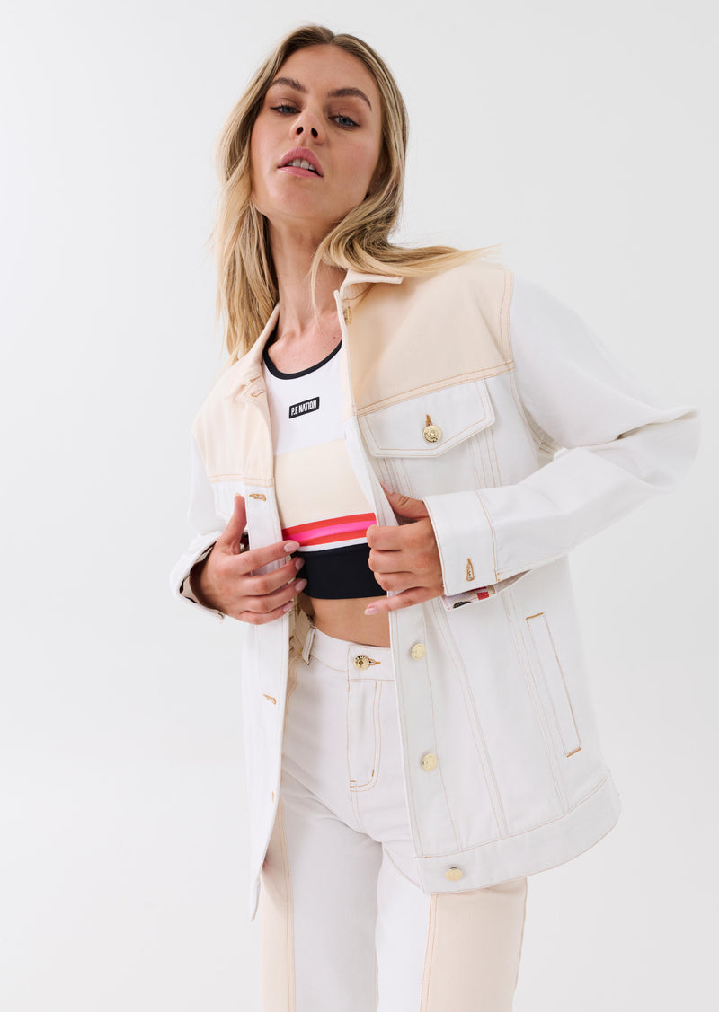 REFRAME JACKET IN WHITE