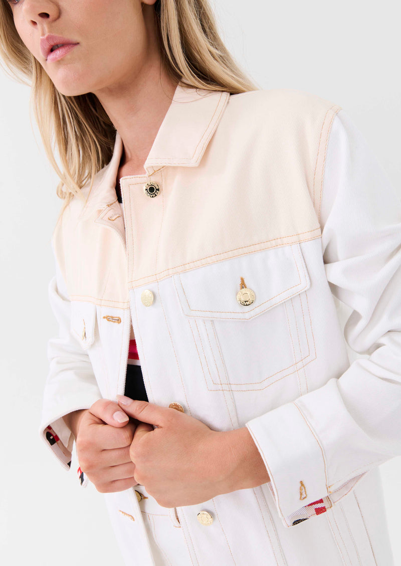 REFRAME JACKET IN WHITE