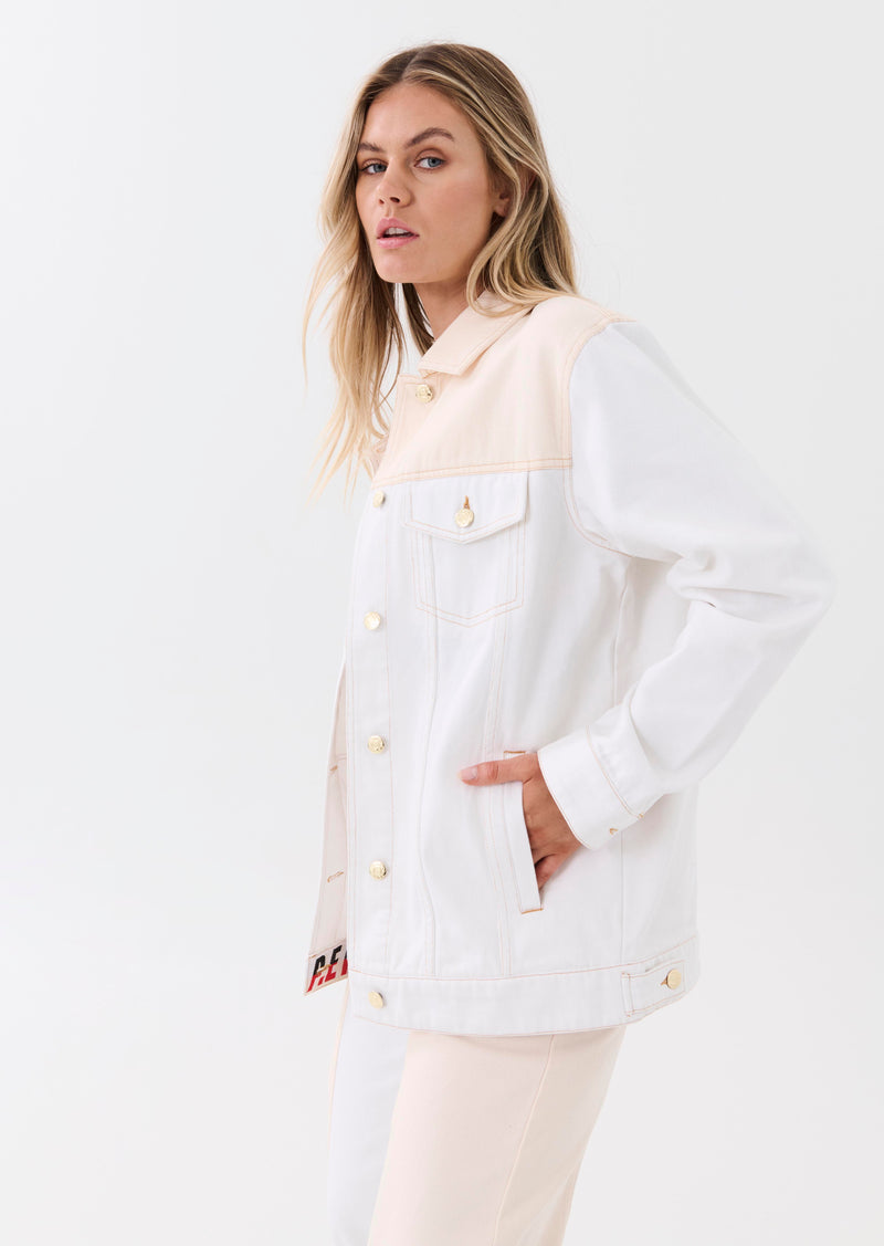 REFRAME JACKET IN WHITE