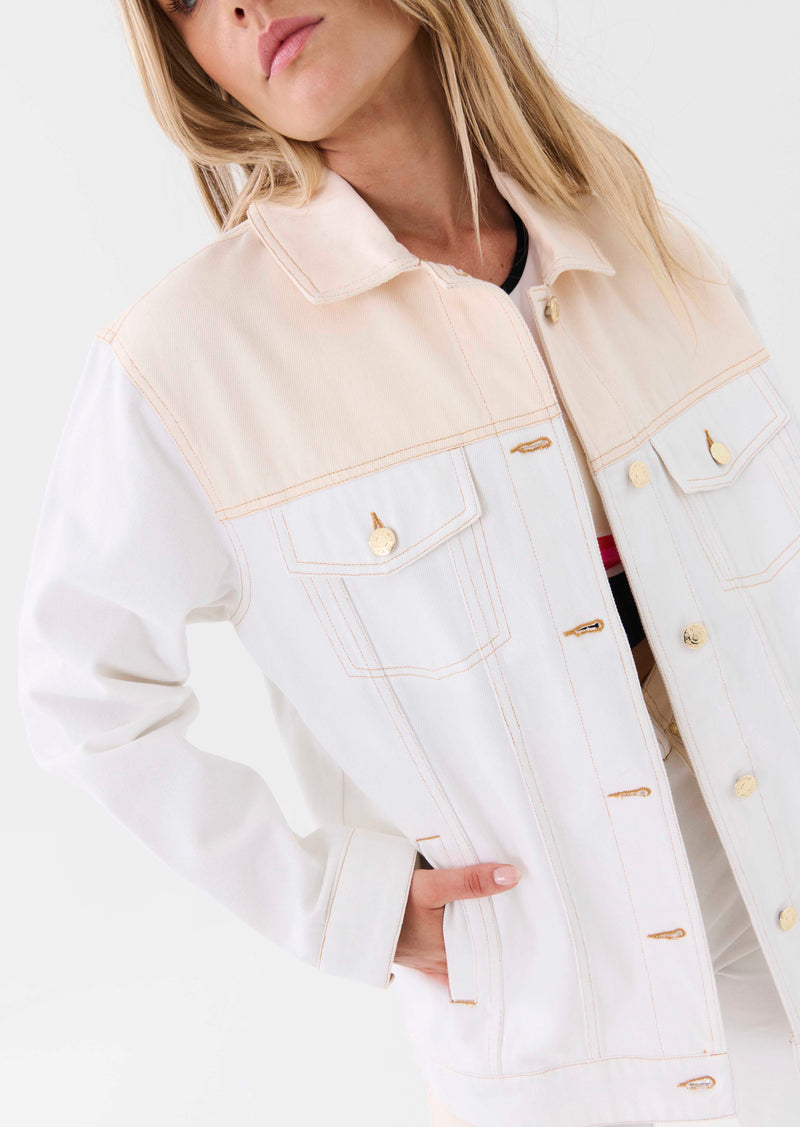 REFRAME JACKET IN WHITE