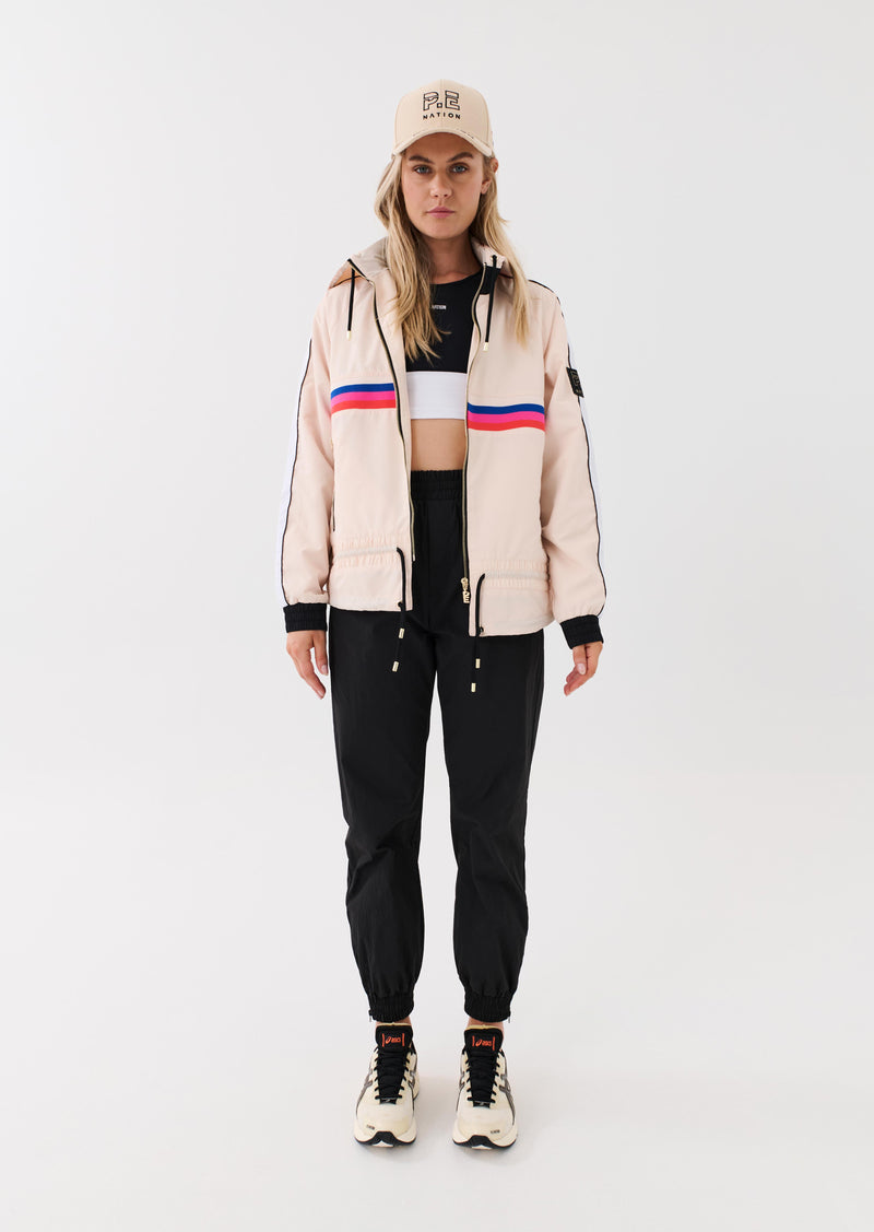 MAN DOWN JACKET IN PEARLED IVORY