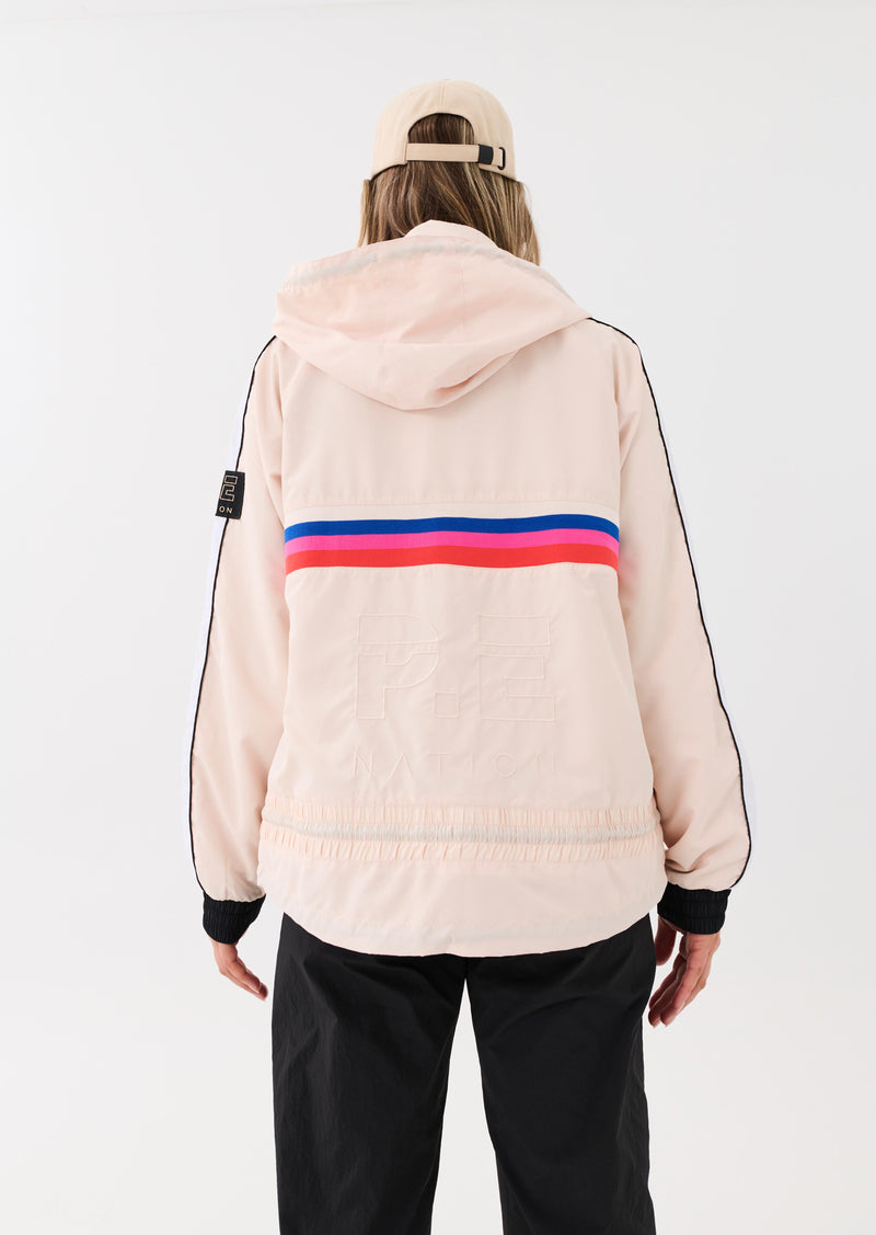 MAN DOWN JACKET IN PEARLED IVORY