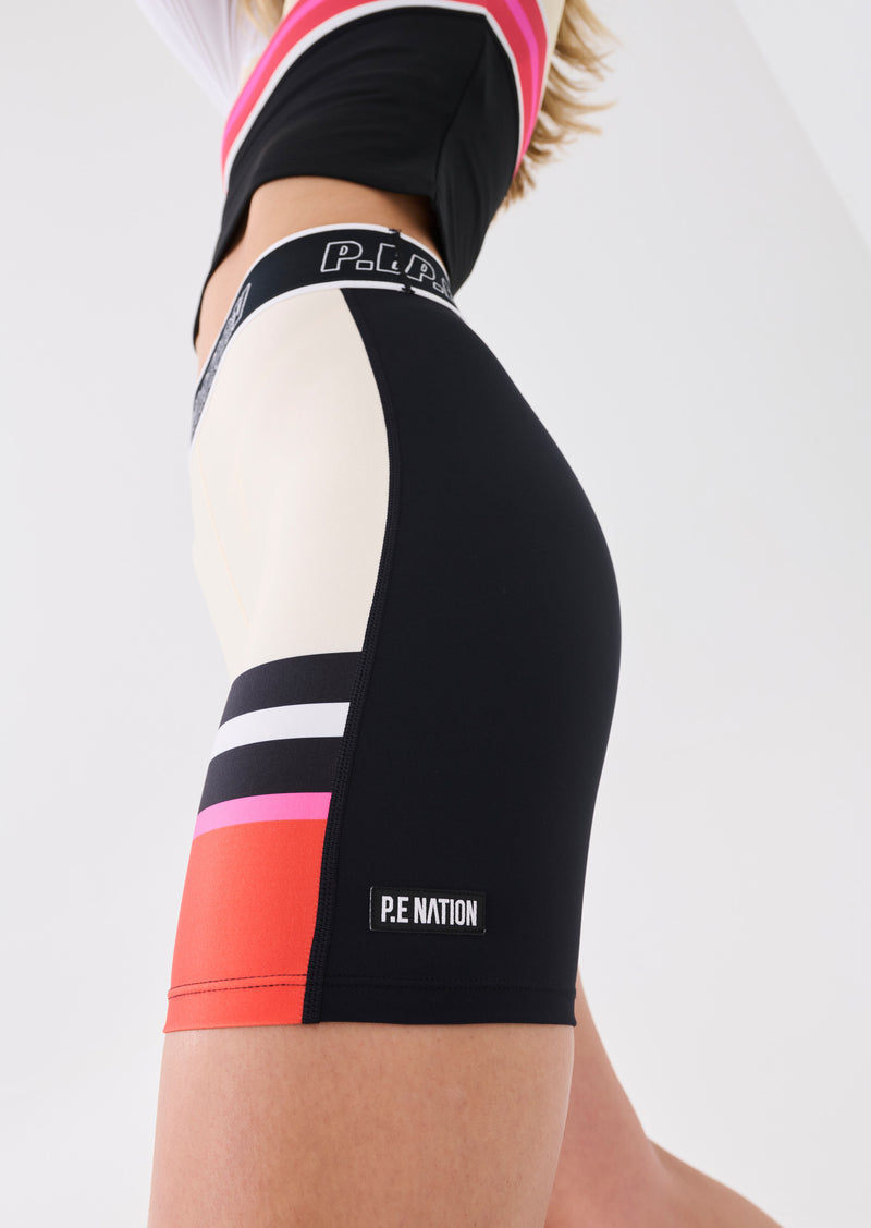 REFRAME BIKE SHORT IN PEARLED IVORY