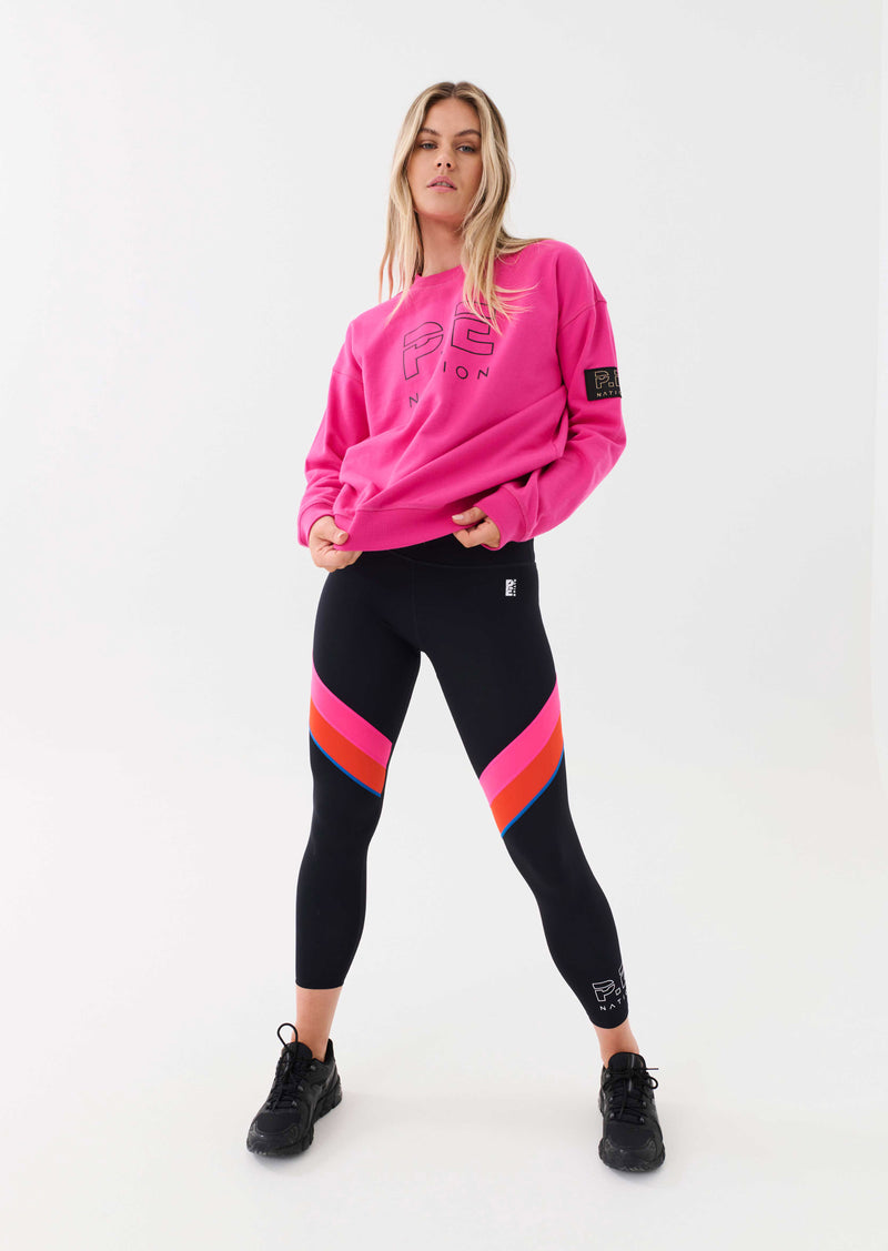 HEADS UP SWEAT IN PINK GLO