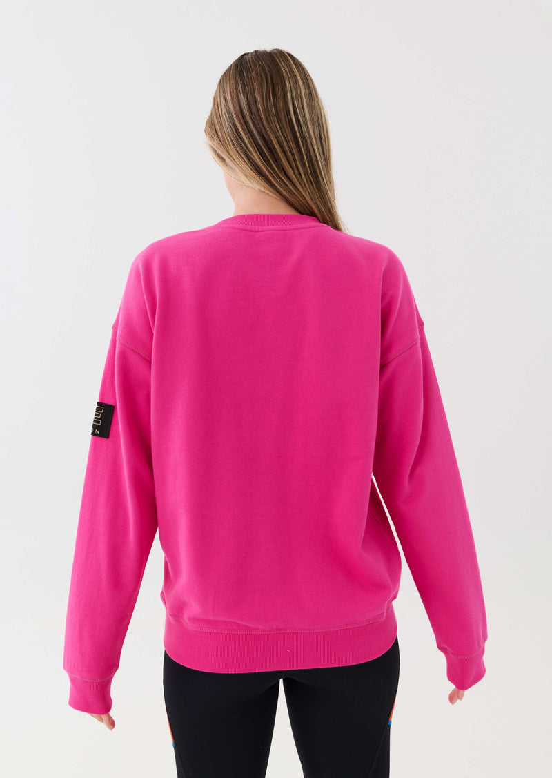 HEADS UP SWEAT IN PINK GLO