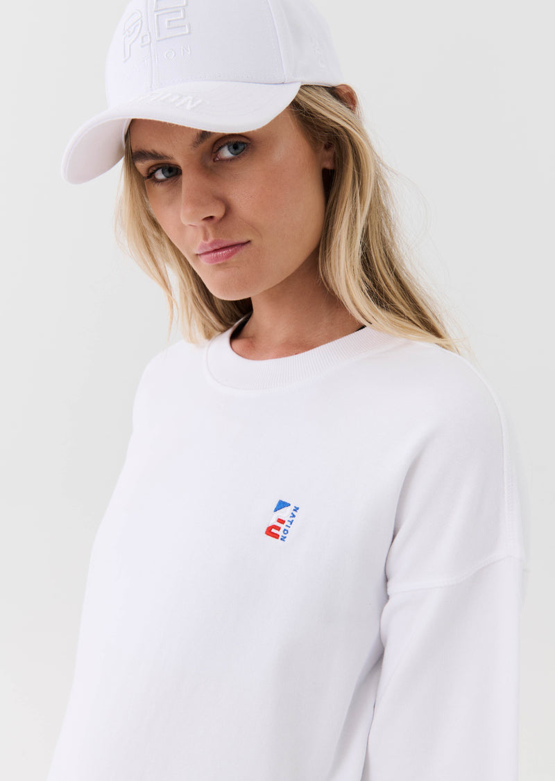 KICK ON SWEAT IN OPTIC WHITE