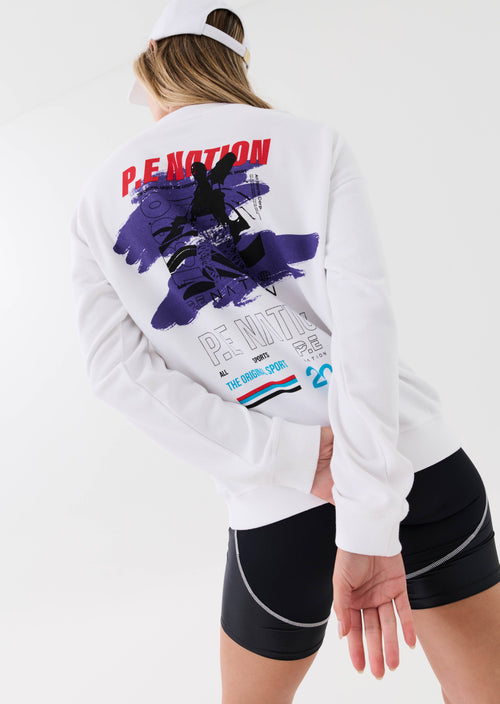KICK ON SWEAT IN OPTIC WHITE