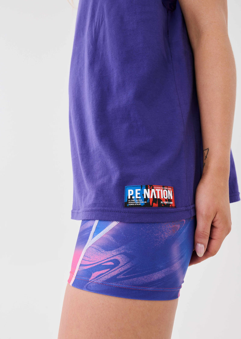 INITIATE TANK IN DEEP BLUE