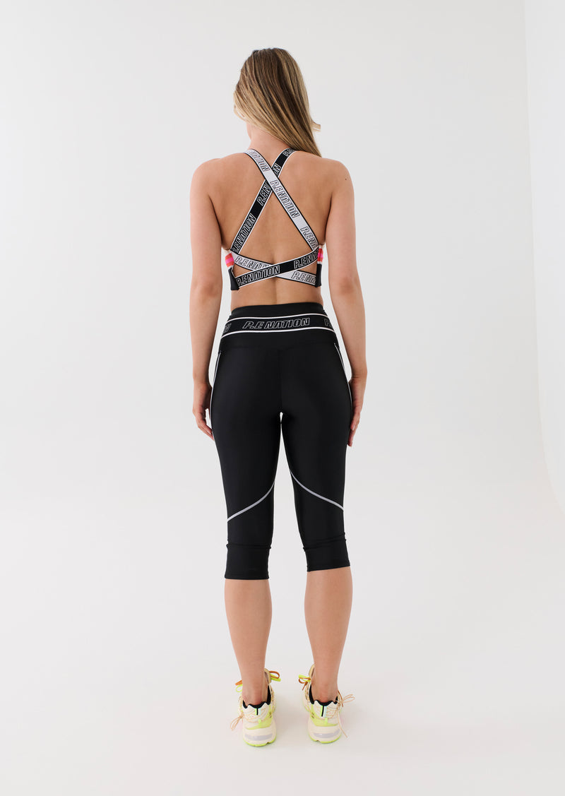 REFORMER CROP LEGGING IN BLACK
