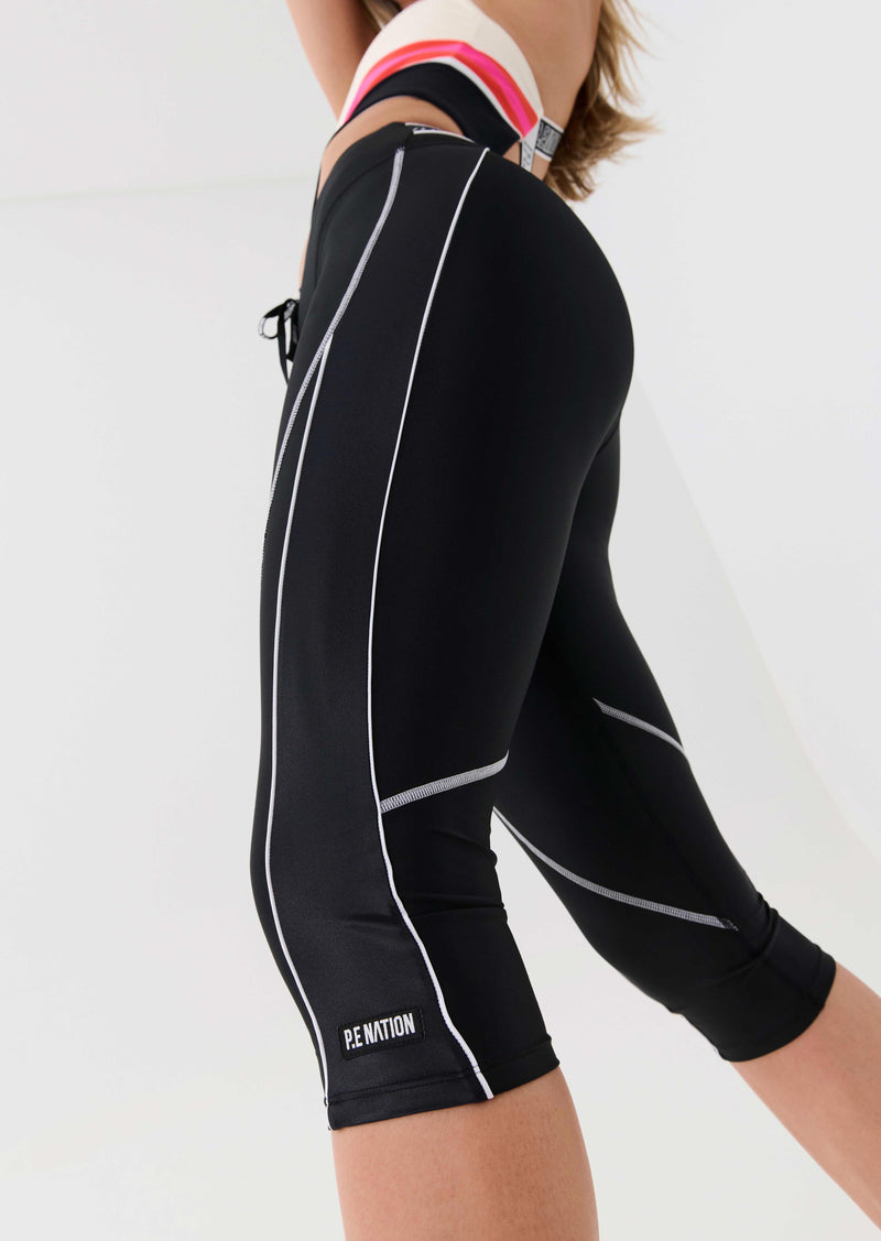 REFORMER CROP LEGGING IN BLACK
