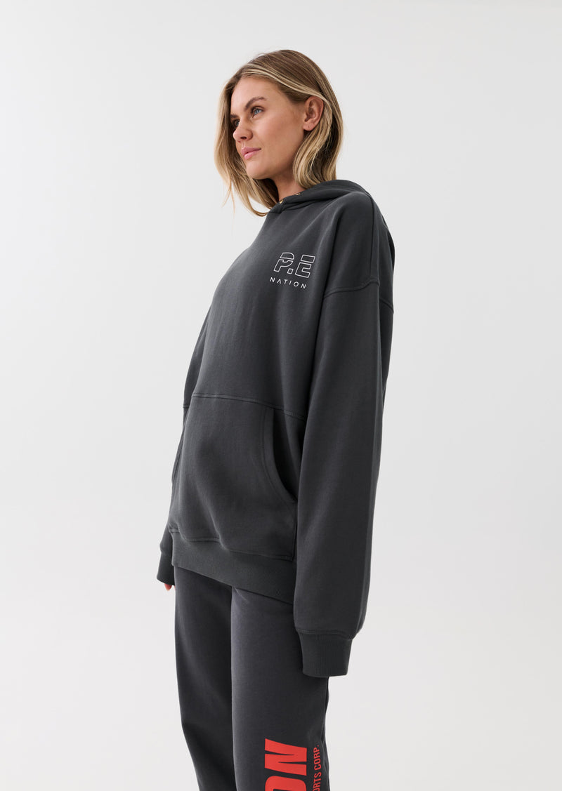 INITIATE HOODIE IN DARK SHADOW