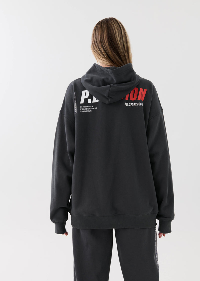 INITIATE HOODIE IN DARK SHADOW