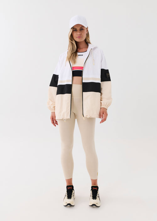FRONT SIDE JACKET IN OPTIC WHITE