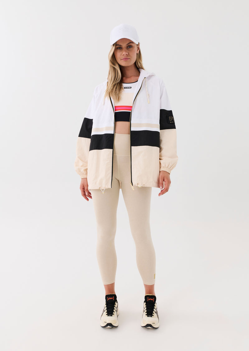 FRONT SIDE JACKET IN OPTIC WHITE