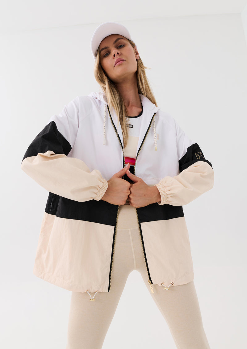 FRONT SIDE JACKET IN OPTIC WHITE