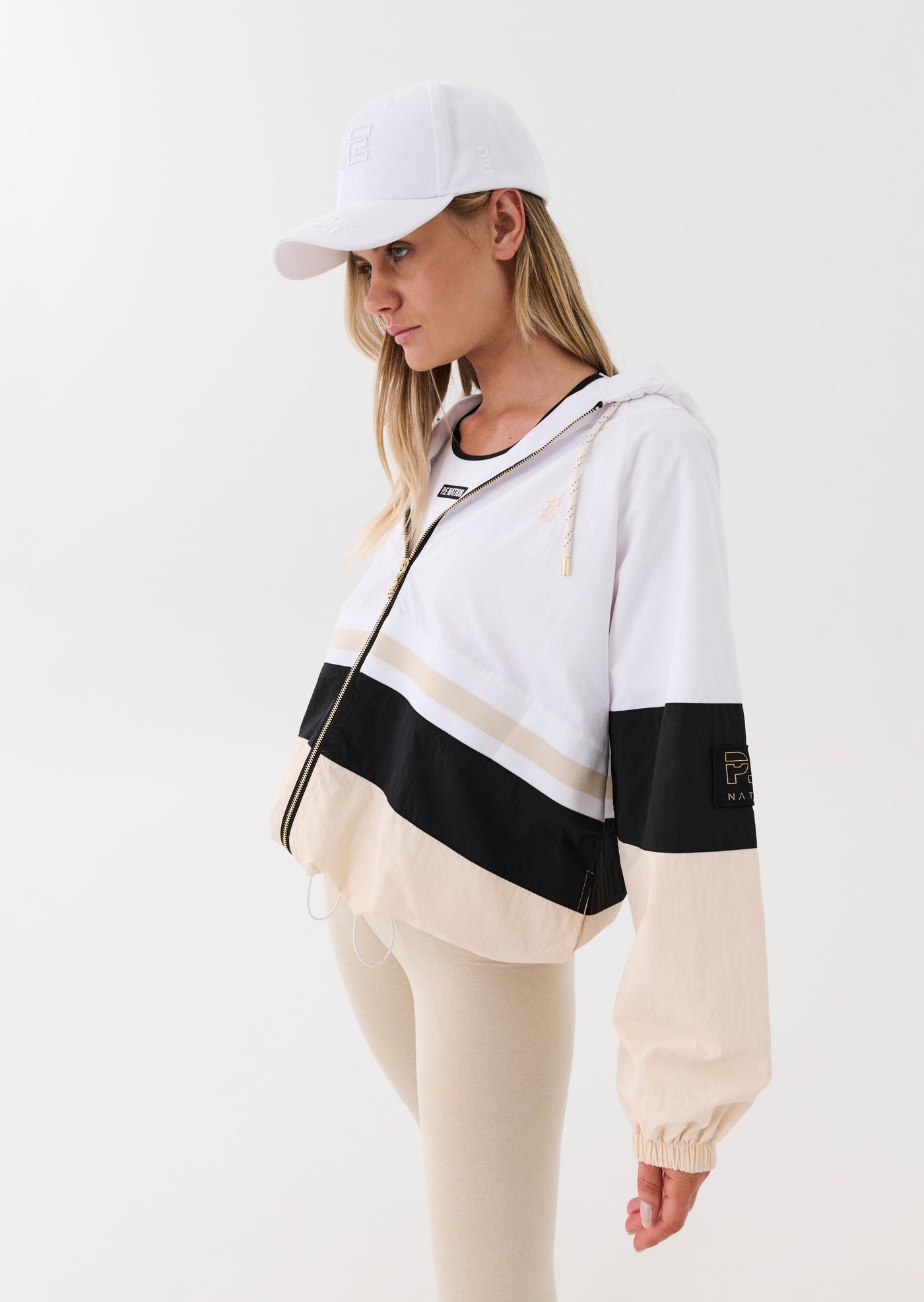 FRONT SIDE JACKET IN OPTIC WHITE