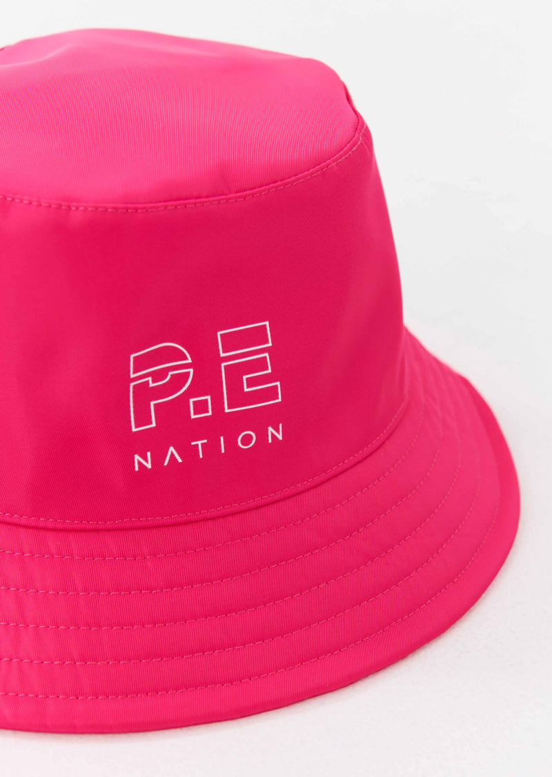 HEADS UP BUCKET HAT IN PINK GLO