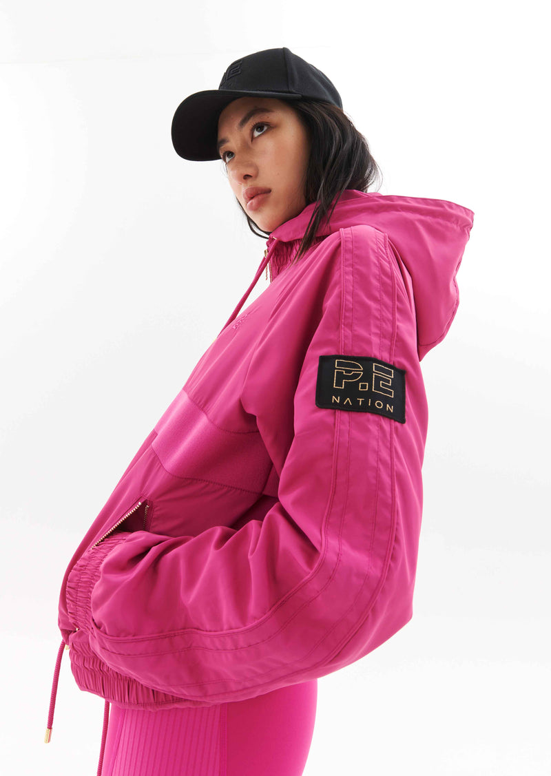 MAN DOWN JACKET IN RASPBERRY ROSE