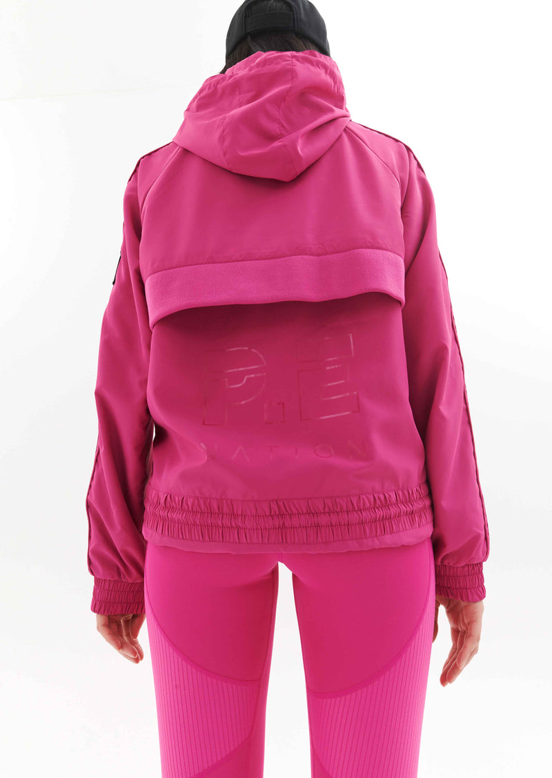 MAN DOWN JACKET IN RASPBERRY ROSE