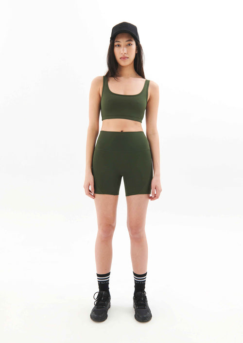 FREE PLAY BIKE SHORT IN RIFLE GREEN