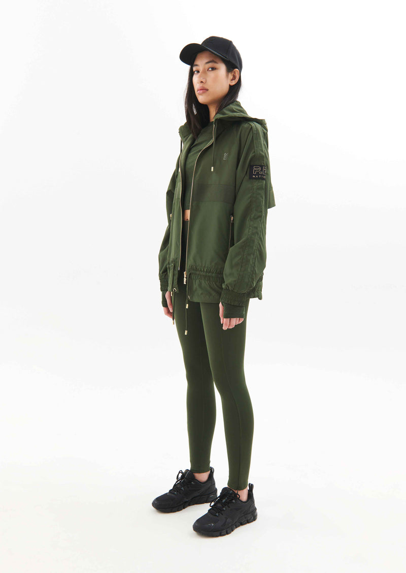 MAN DOWN JACKET IN RIFLE GREEN