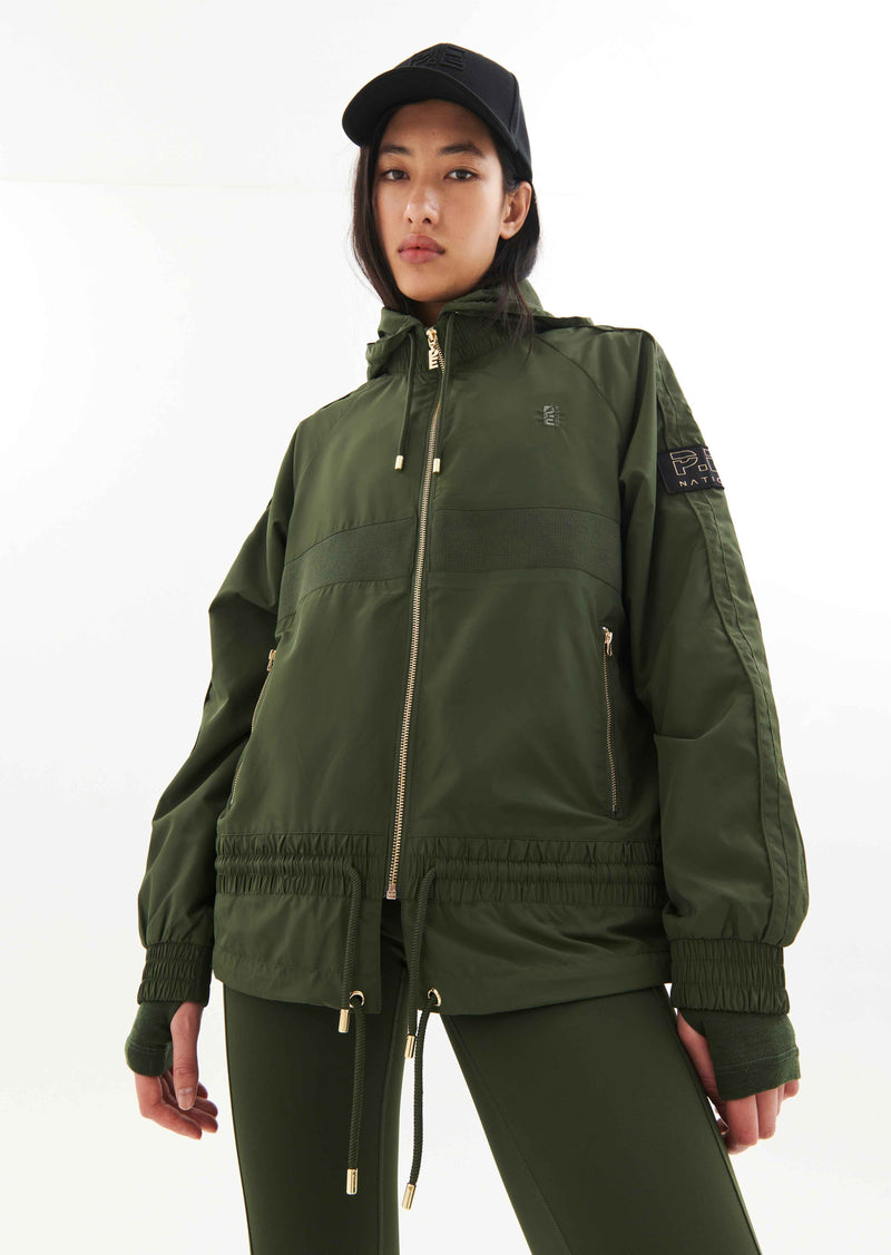 MAN DOWN JACKET IN RIFLE GREEN