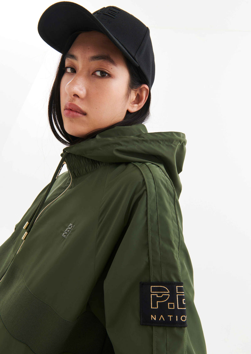 MAN DOWN JACKET IN RIFLE GREEN