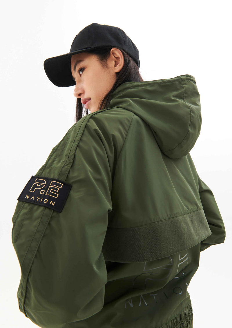 MAN DOWN JACKET IN RIFLE GREEN
