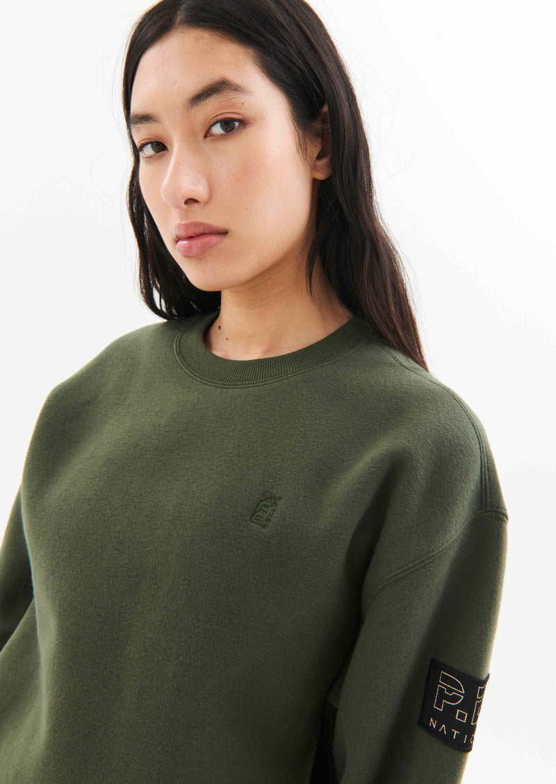 PRIMARY SWEAT IN RIFLE GREEN