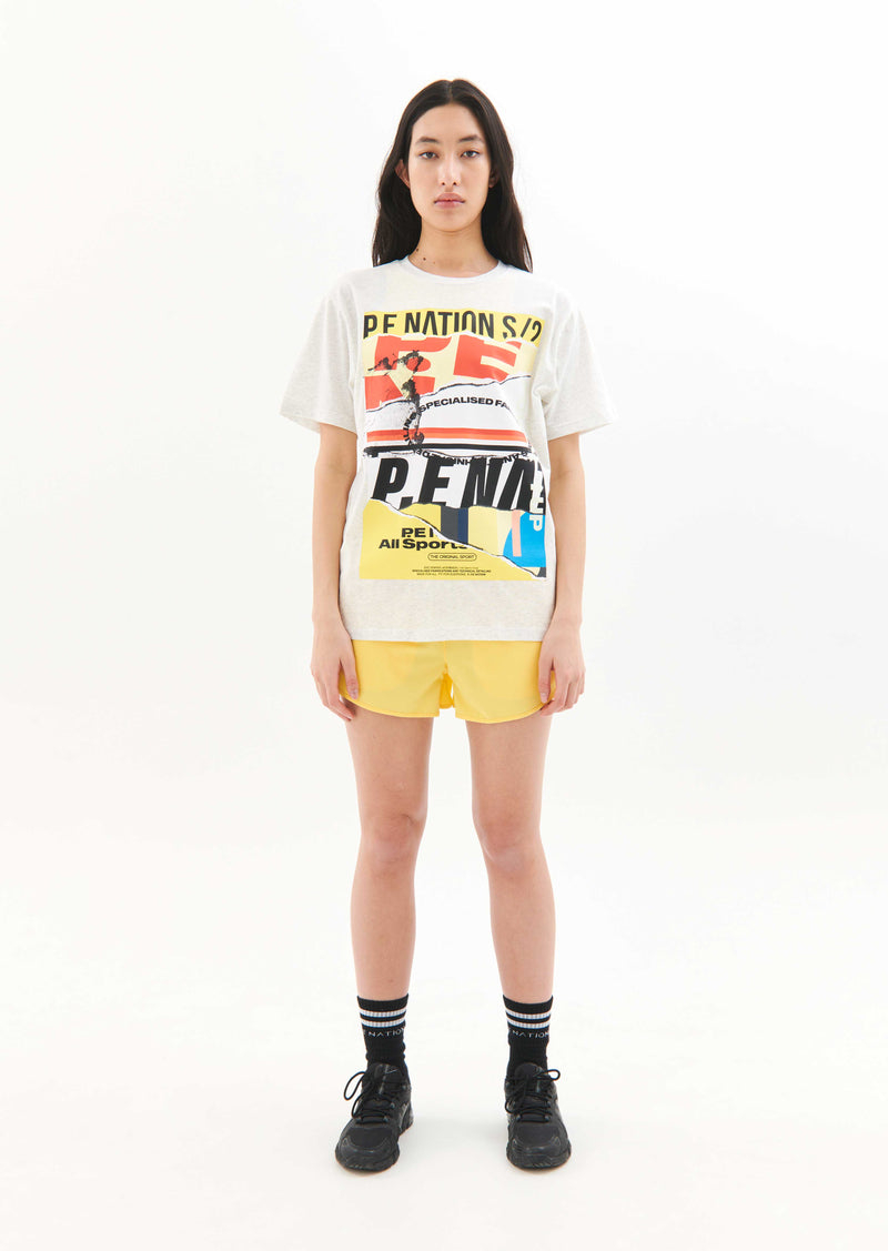INFINITE TEE IN GREY MARLE