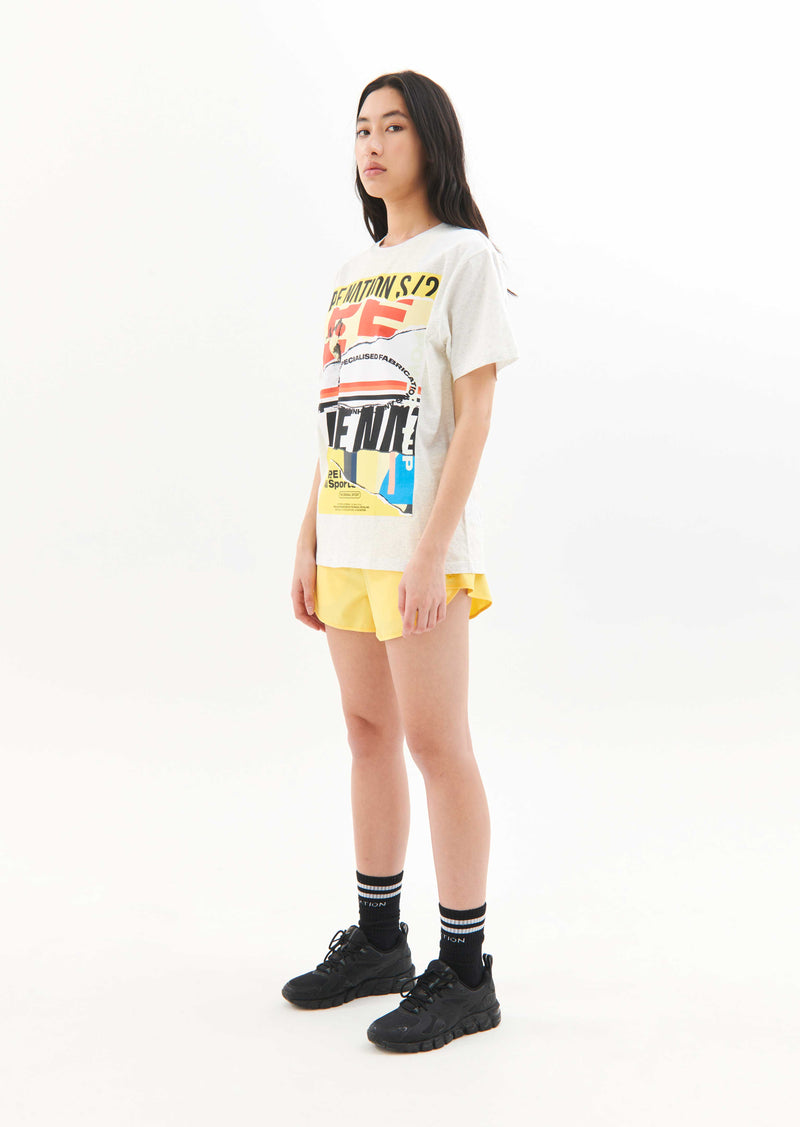 INFINITE TEE IN GREY MARLE