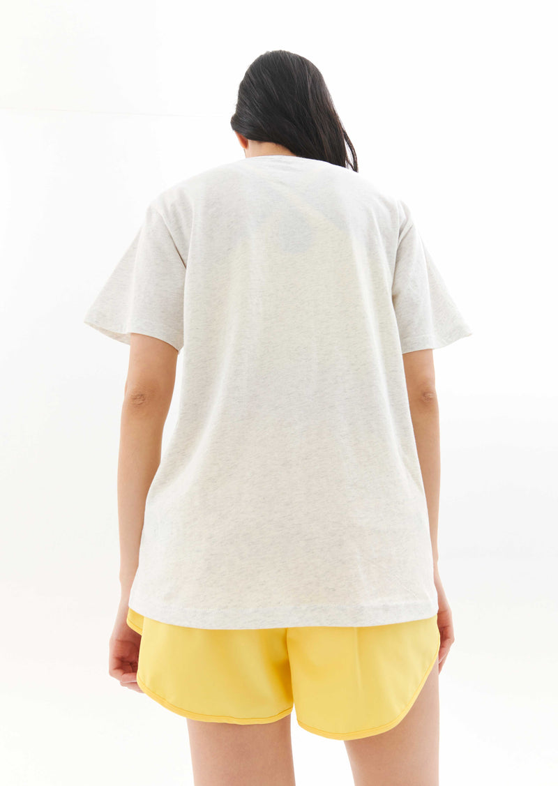 INFINITE TEE IN GREY MARLE