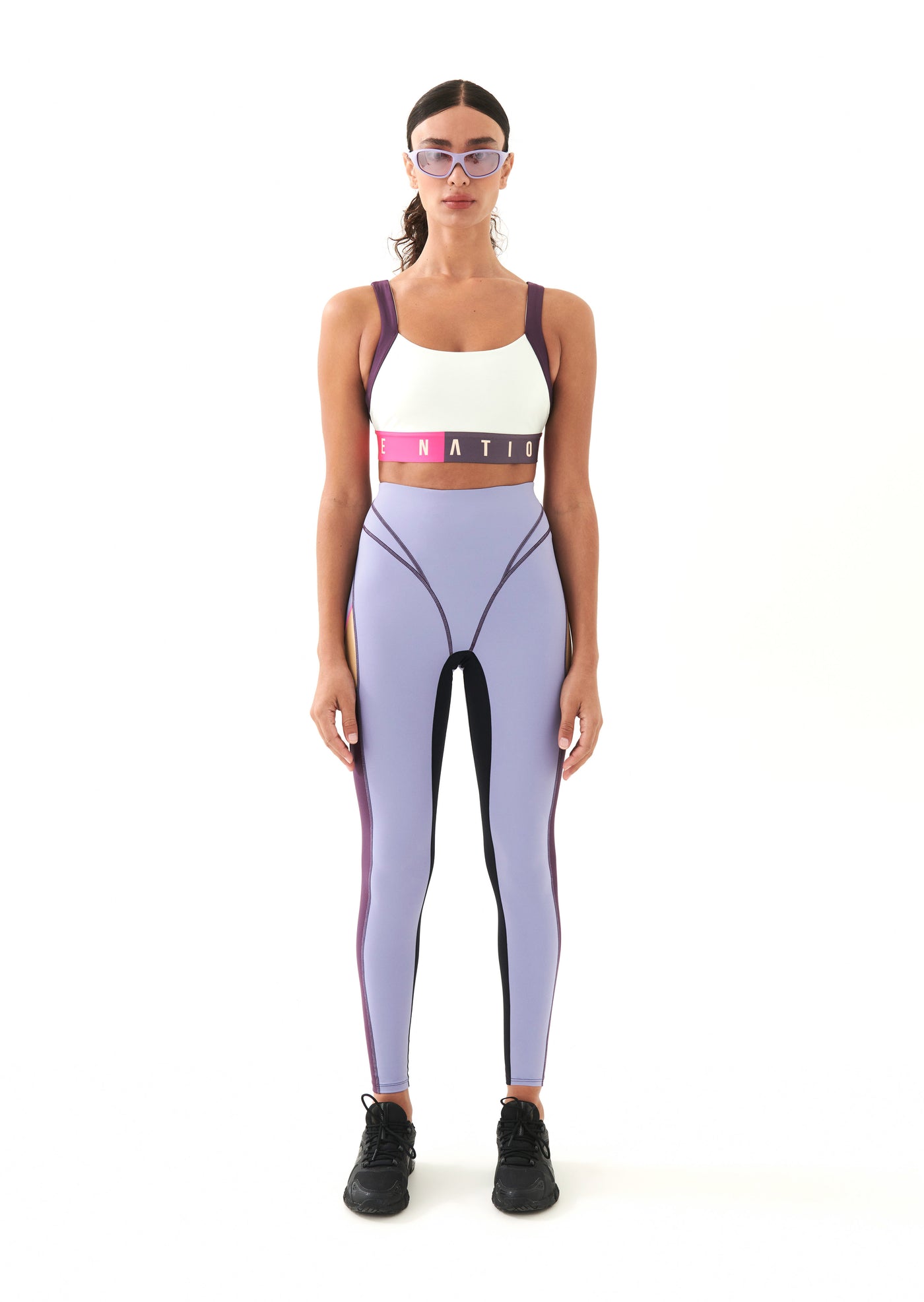 MOTION SPORTS BRA IN WATER LILY