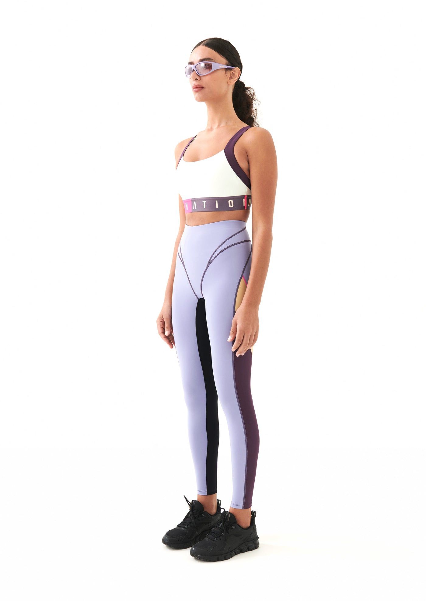 MOTION SPORTS BRA IN WATER LILY