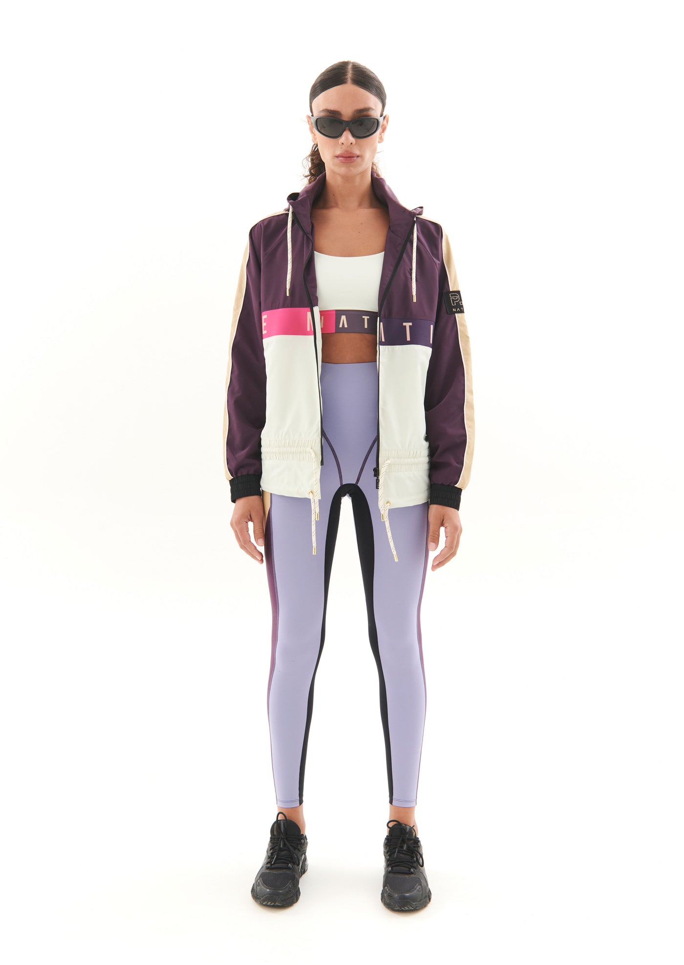 MAN DOWN JACKET IN PURPLE PENNANT